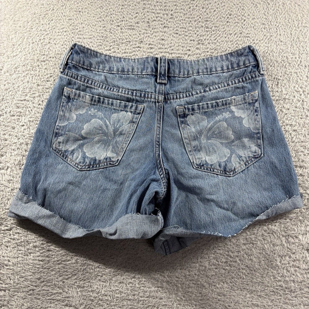 Hollister Shorts Womens 6 (28)  Cut Offs Festival Micro Booty Floral Pocket